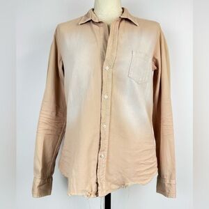 Frank & Eileen Light Tan Casual Button Down Shirt